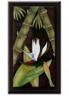 Cuadro de madera tallada
